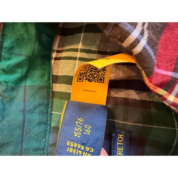 Polo Ralph Lauren Christmas Shirt Dress Girls 16 Plaid Belt Long Sleeve Pockets - Picture 14 of 15